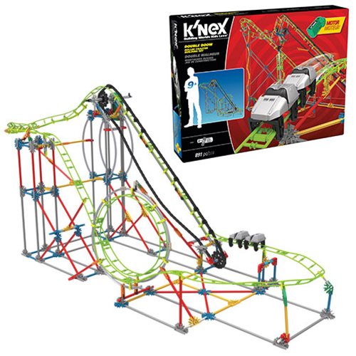 K'NEX Double Doom Roller Coaster Building Set